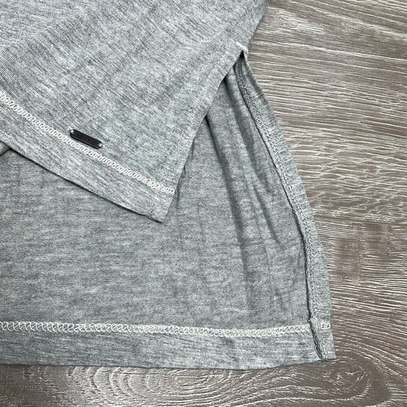 NWT Kensie Sleep Shirt Nightgown Short Sleeve Heather Gray L - Picture 8 of 16